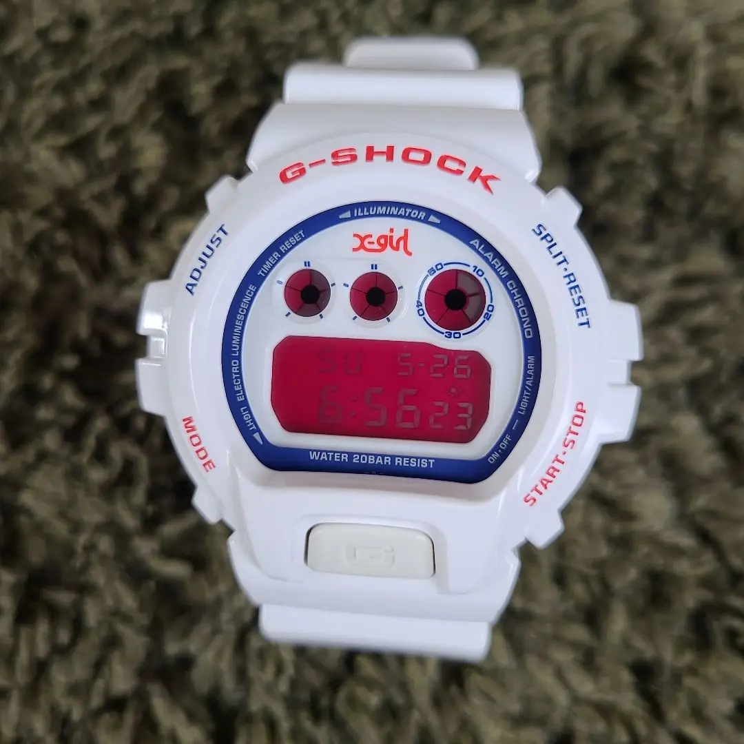 G-SHOCK エックスガール　DW6900FS Casio G-Shock X-Girl 20th Anniversary DW-6900 48mm in Resin - US