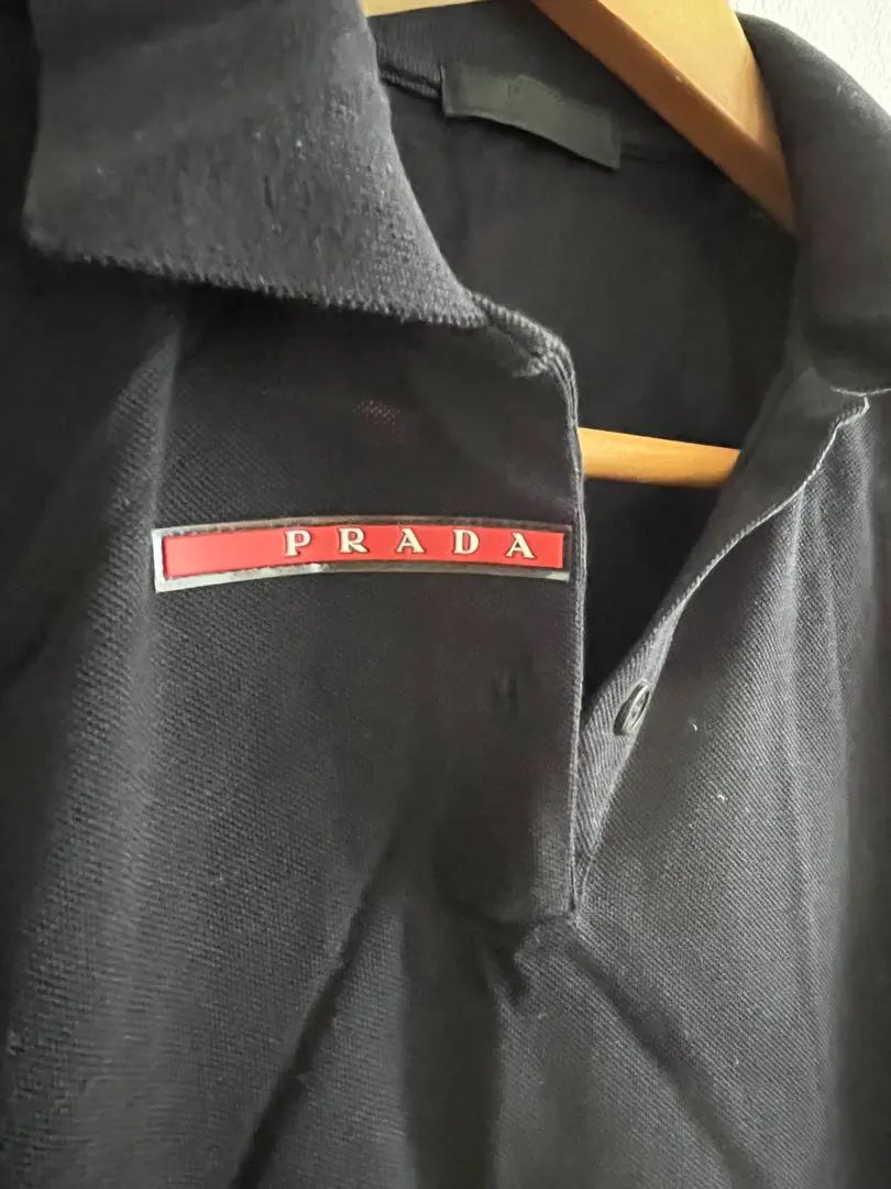 美品 PRADA 黒 ポロシャツ ポケット付き XXL 2025年最新】PRADA カラー：ブラック系 ポロシャツの人気