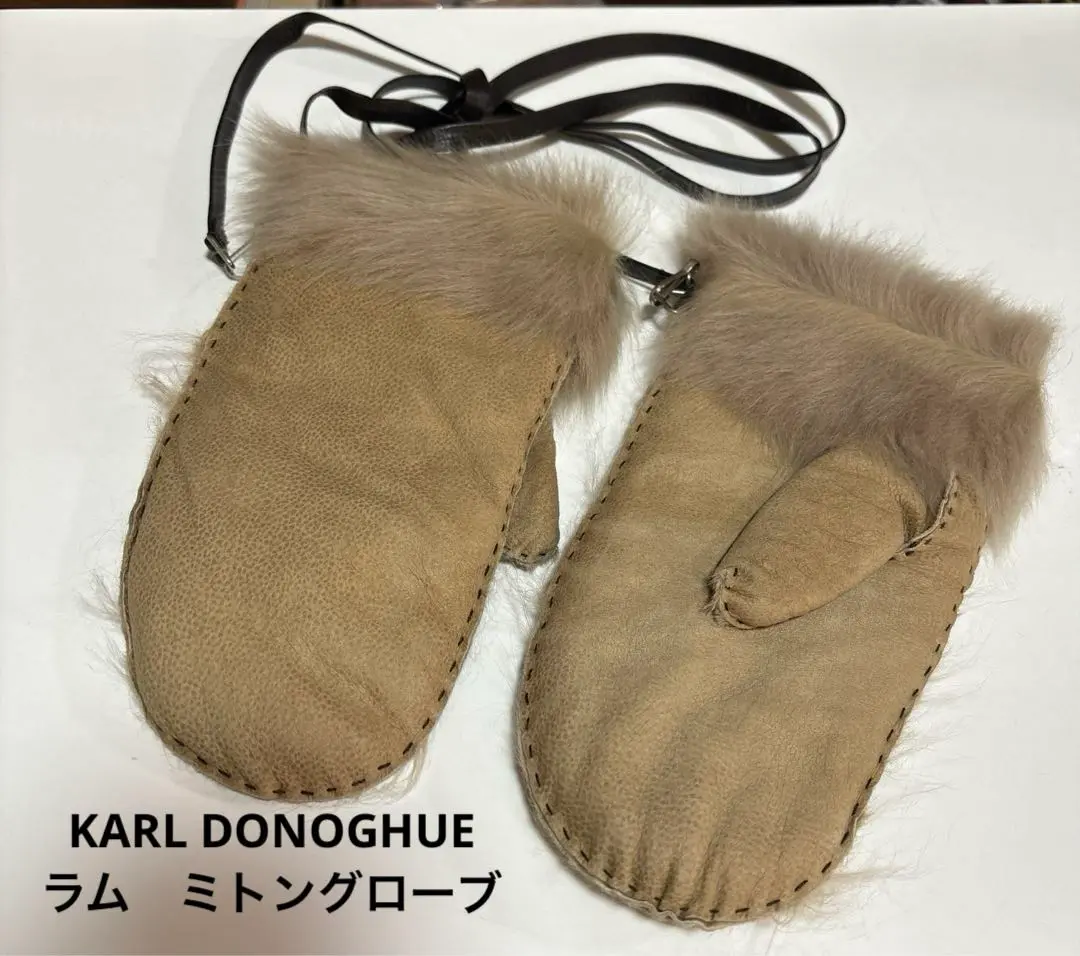 値下不可　KARL DONOGHUE　ラムスキン ミトングローブ 値下不可KARL DONOGHUEラムスキン ミトングローブ
