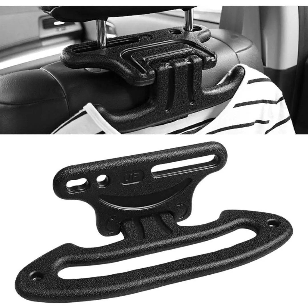 Thumbnail of Multifunctional Car Coat Hanger Safety Hanger Fits Suits Jackets - Black