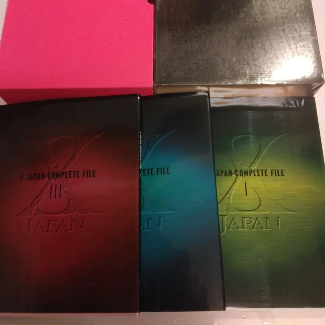 X JAPAN コンプリートファイル X JAPAN 限定版写真集 COMPLETE FILE 1989-1997 シリアルNo.入