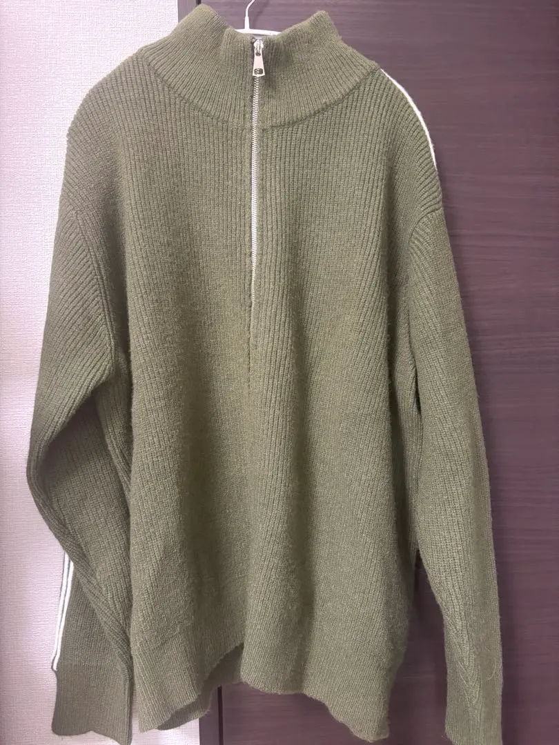 Thumbnail of Chiteijin Online Knit Track Jacket Green Khaki M