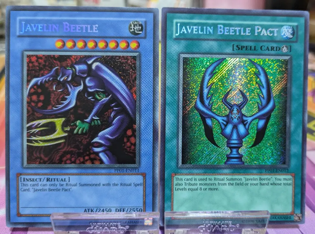 遊戯王 英語版 ジャベリンビートル&儀式 シークレットセット 遊戯王 英語版 ジャベリンビートル&儀式 シークレットセット