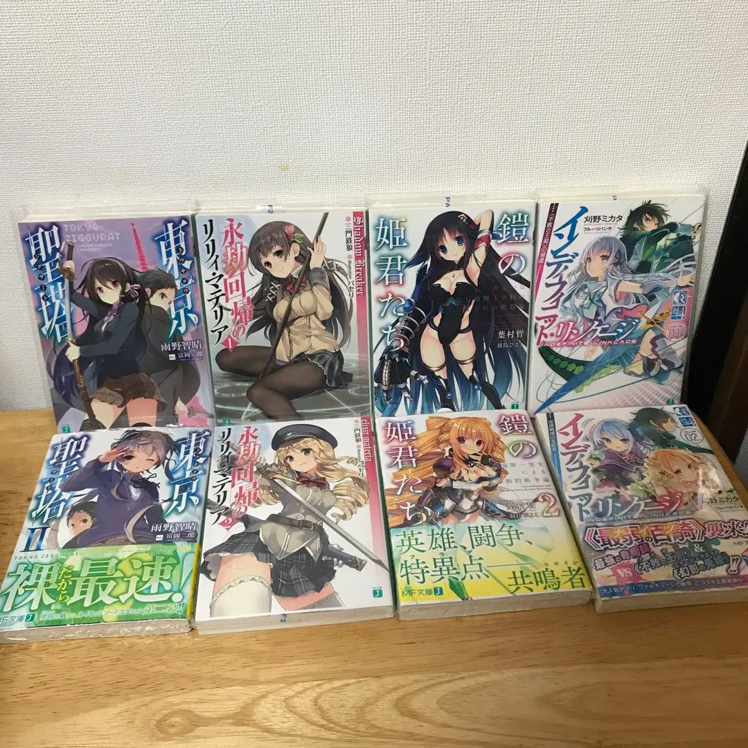 Thumbnail of MF Bunko J Light Novel 8-book set