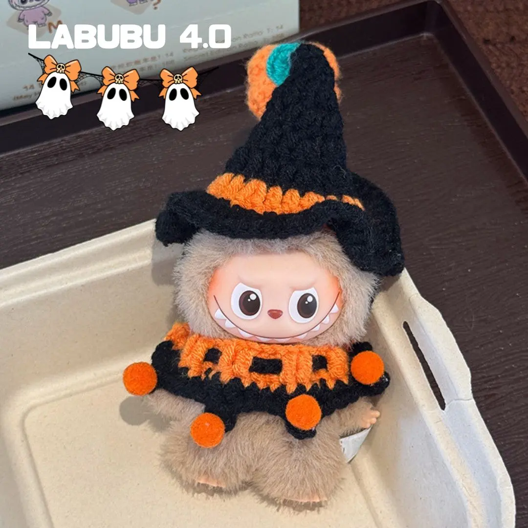 Thumbnail of LaBubu 4th Generation 10cm Doll Clothes Black Mini Dress-up Knit Witch