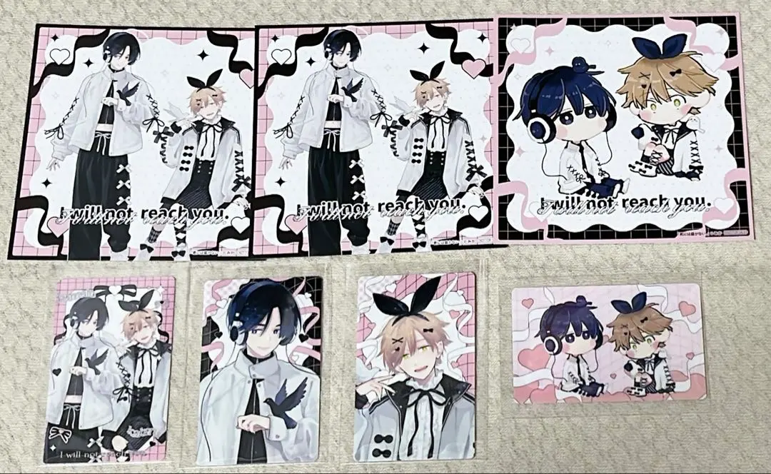 Thumbnail of Yuru-kyun BL: To You Who Can't Reach Me Trading Card Bonus Shikishi