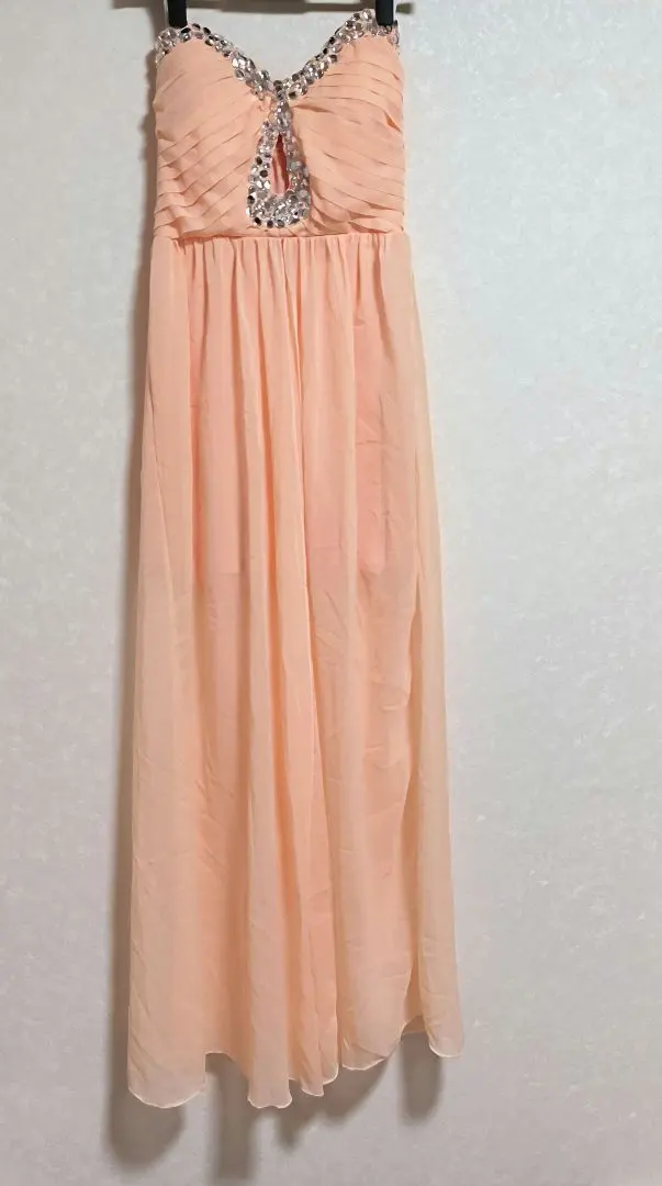Thumbnail of Girl Style Strapless Pink Long Dress