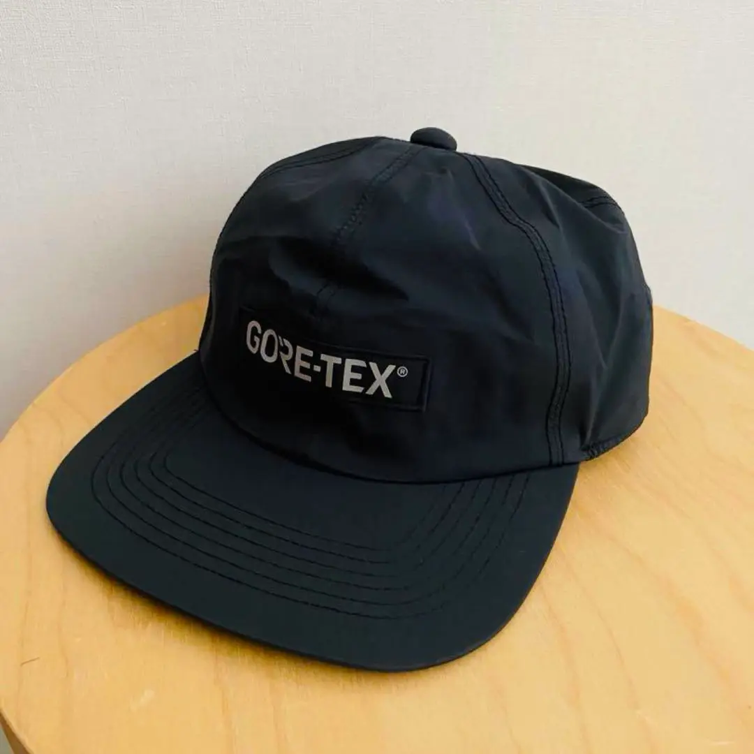 【美品】STUSSY Gore-Tex Cap black キャップ 0000175849001.jpg