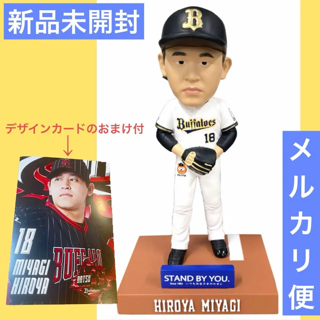 宮城大弥　ボブルヘッド　13 18 Amazon.co.jp: オリックスバファローズ宮城大弥 杉本裕太郎 平野