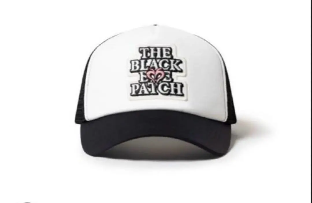 moussy × the black eye patch メッシュキャップ　白 moussy × the black eye patch メッシュキャップ - メルカリ