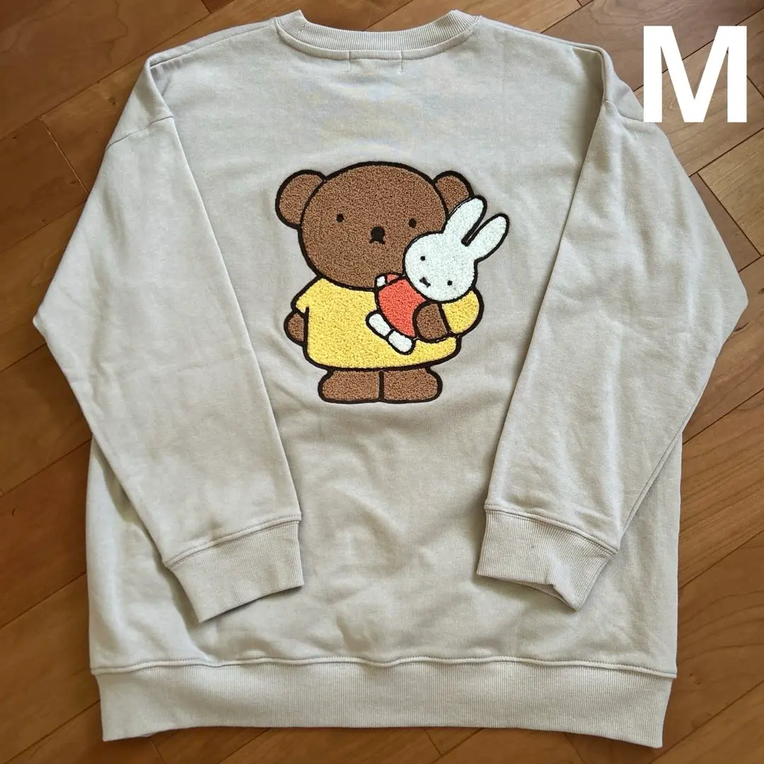ミッフィースタイル限定 トレーナー 長袖 70th ファースト サガラ刺繍 ミッフィースタイル限定 トレーナー 長袖 70th ファースト