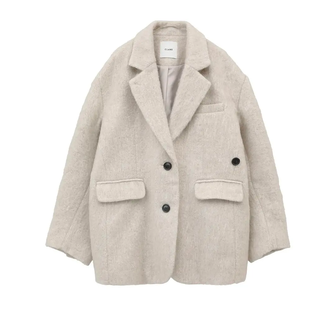 Thumbnail of CLANE MIX SHAGGY OVER TAILORED JACKET