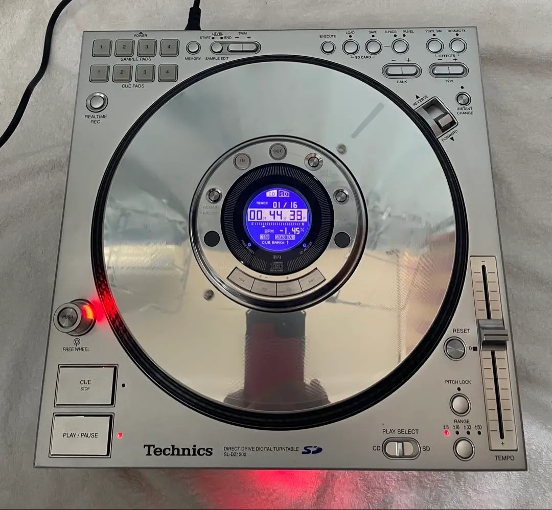 【最終価格】Technics SL-DZ1200 2台セット　CDJ Technics Digital Turntable Fw51d001273 Sl-dz1200 CDJ Player