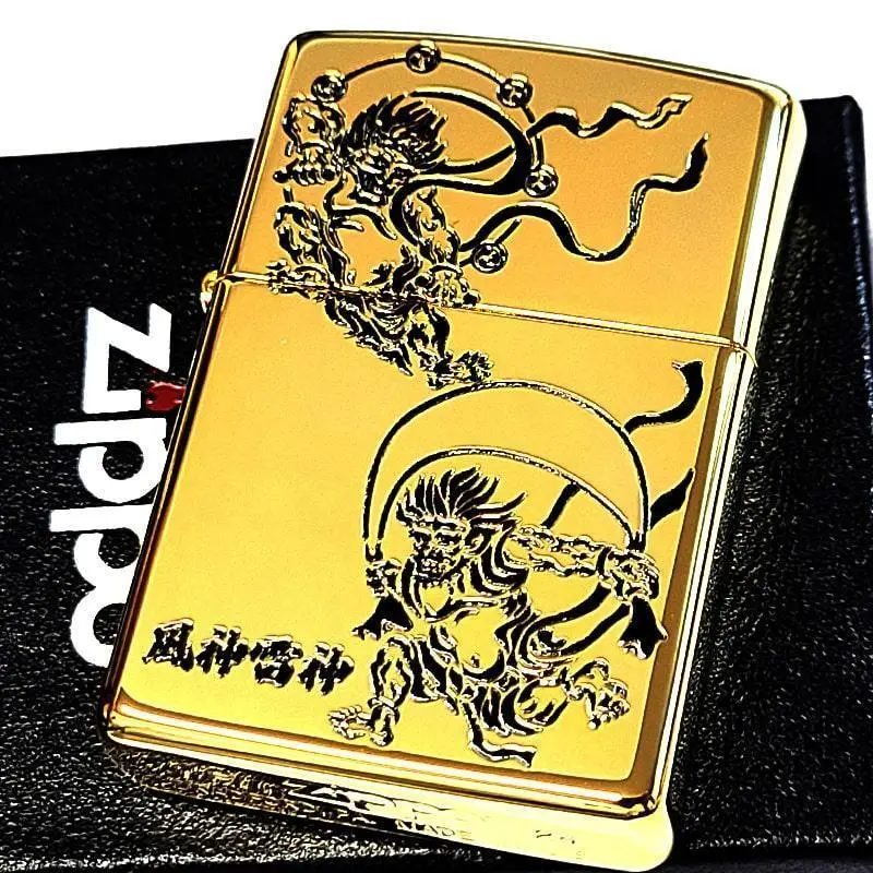 未使用に近い風神雷神アーマZIPPO 楽天市場】【完売】ZIPPO ARMOR 風神雷神（A） アンティーク