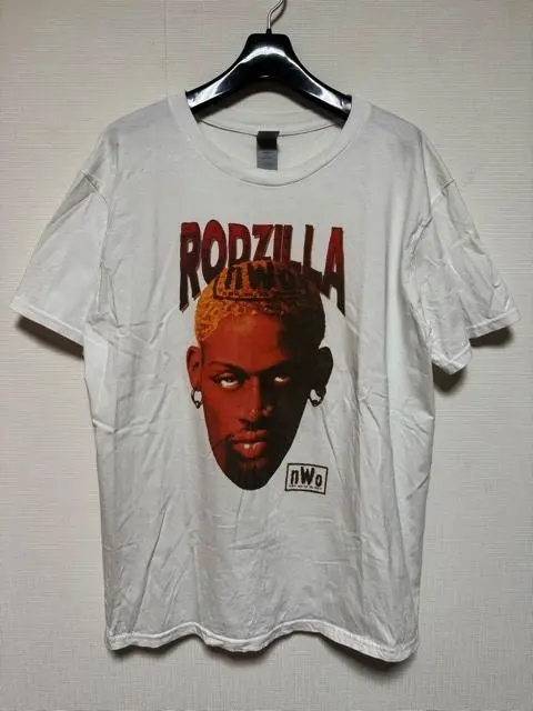 nwoロッドマンTシャツ　Lサイズ Amazon.co.jp: Lデニスロッドマン in nwo Tシャツ RODZILLA NBA