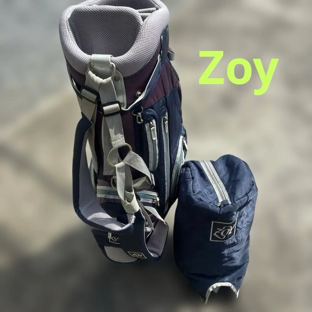 ★ZOYキャディ バッグ●キャスター&ハンドル付　男女兼用 ZOY ゾーイ キャスター付き キャディバッグ 9型 軽量 071789874