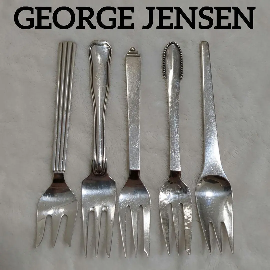 ジョージジェンセン　純銀925 ブロッサム　ミニフォーク ジョージジェンセン 純銀925 ブロッサム ミニフォーク - メルカリ