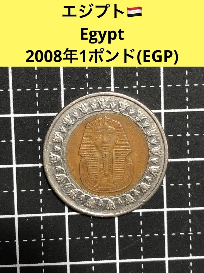 ツタンカーメン エジプトポンドコイン 21枚セット】