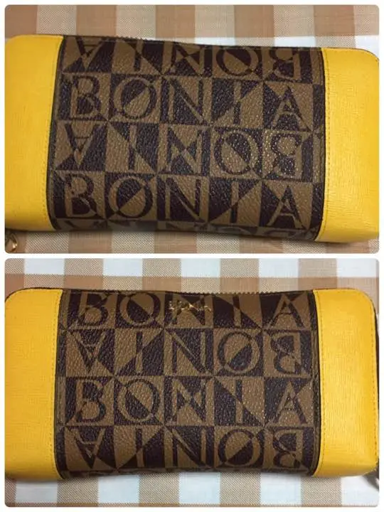 ほぼ未使用品 BONIA ボニア イタリア製 本革 レザー オーガナイザー長財布 ほぼ未使用品 BONIA ボニア イタリア製 本革 レザー