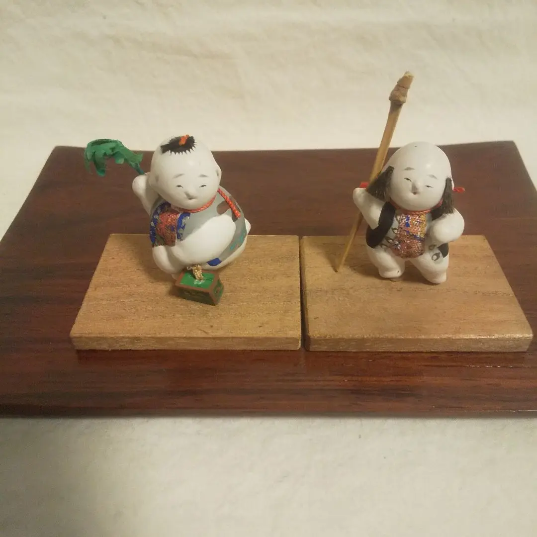京都　御所人形　貴重品　白磁陶器人形　豆人形　三点セット 京都 御所人形 貴重品 白磁陶器人形 豆人形 三点セット - 美術品