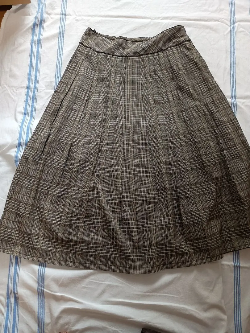 Thumbnail of Christian Aujard Check Pattern Skirt (Brown系) L