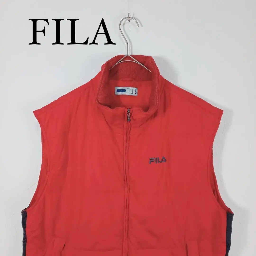 未使用品FIRAダウンベスト　M セール】【FILA GOLF】【撥水/保温/ウォッシャブル