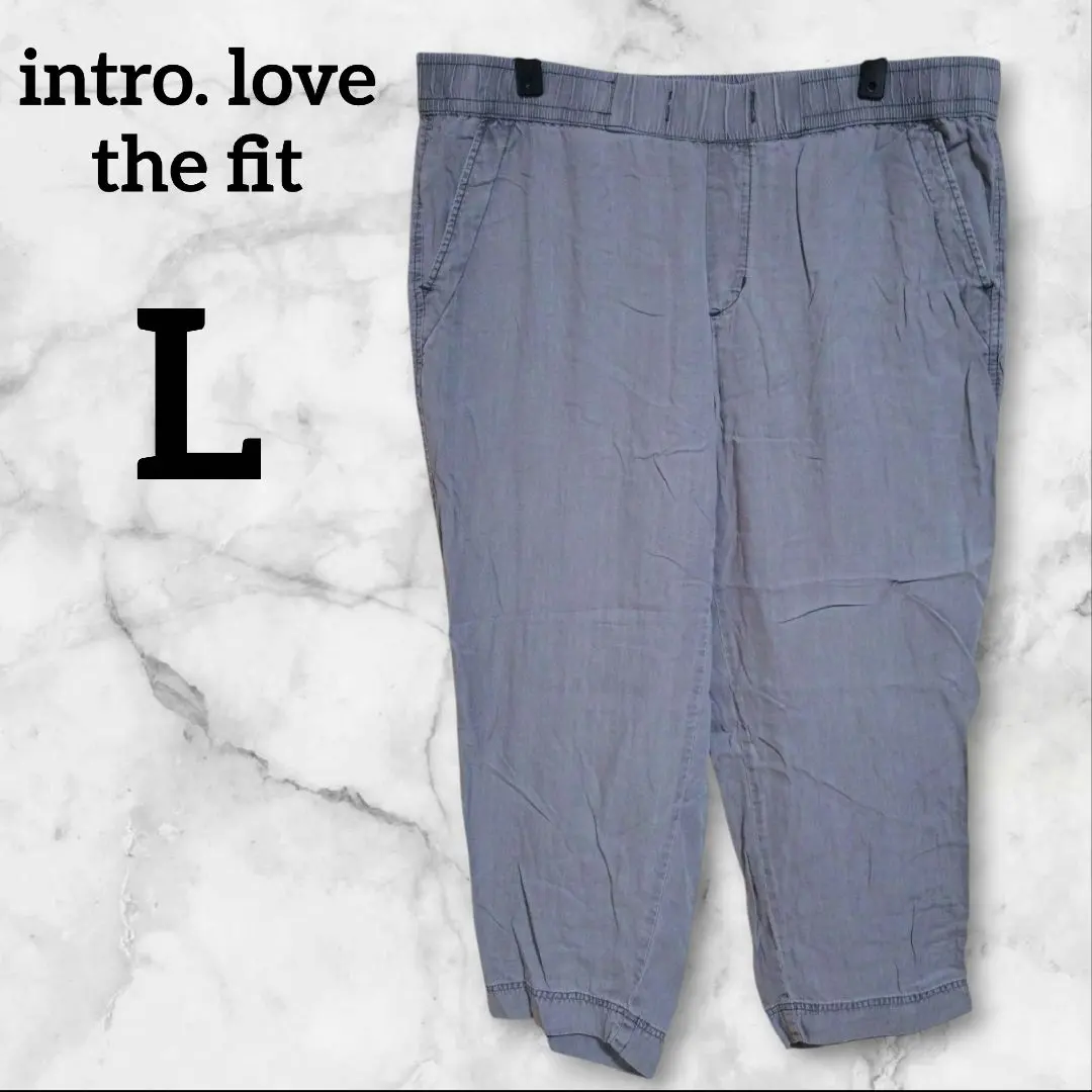 Thumbnail of intro. Love the fit. 【L】 Casual pants, gray.