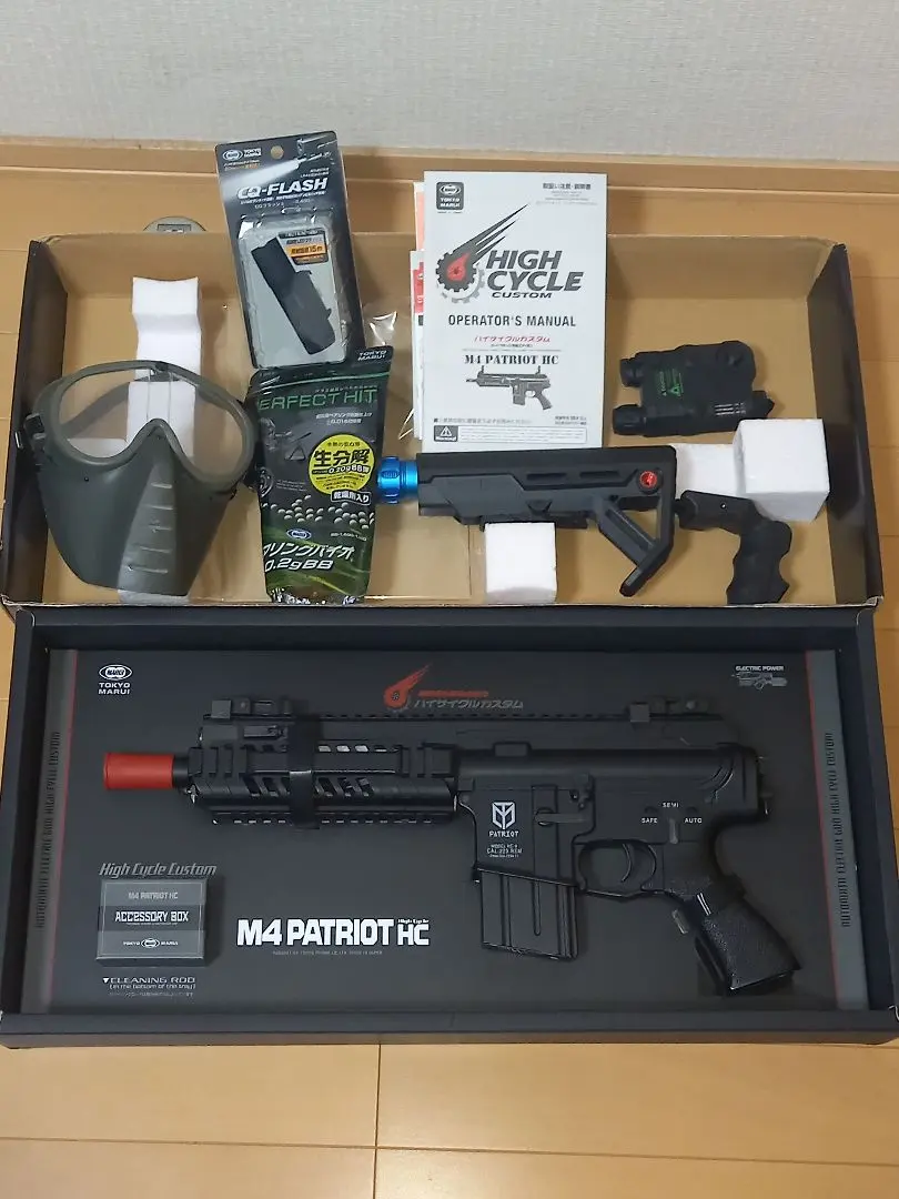 l*e様 東京マルイ m4 パトリオット HC ケース付き ※ジャンク扱い 東京マルイ m4 パトリオット HC ケース付き ※ジャンク扱い