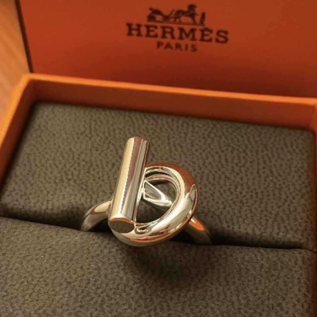 HERMES 25SS《ボタン付きカーディガン》シルクニットBleuNoir新品 