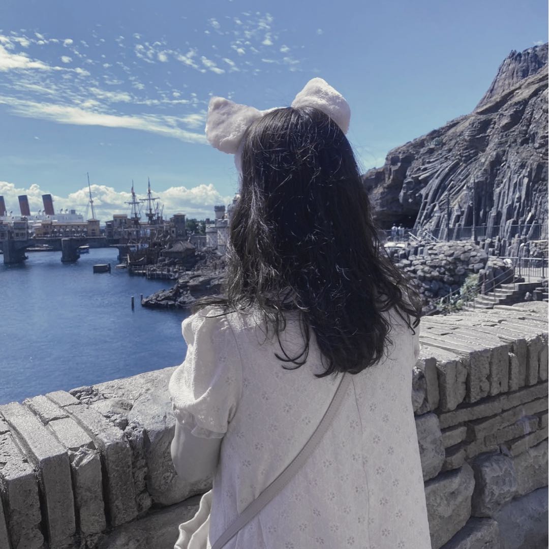あさぎーにょ POPPY リボンショルダーギャザーワンピース(ネイビー 