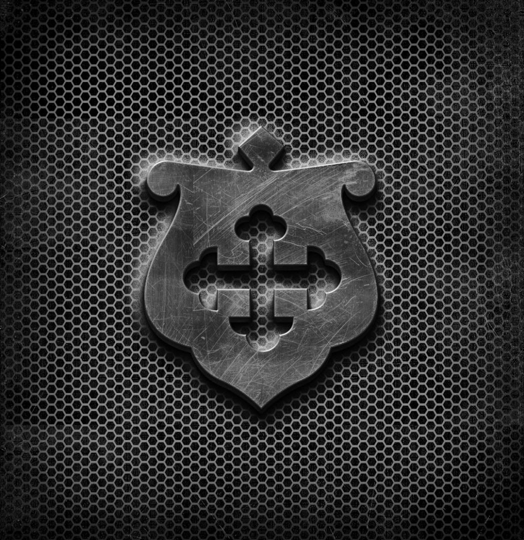 絶版 Lord Camelot ペンダントトップ ガーネット クロスモチーフ by  