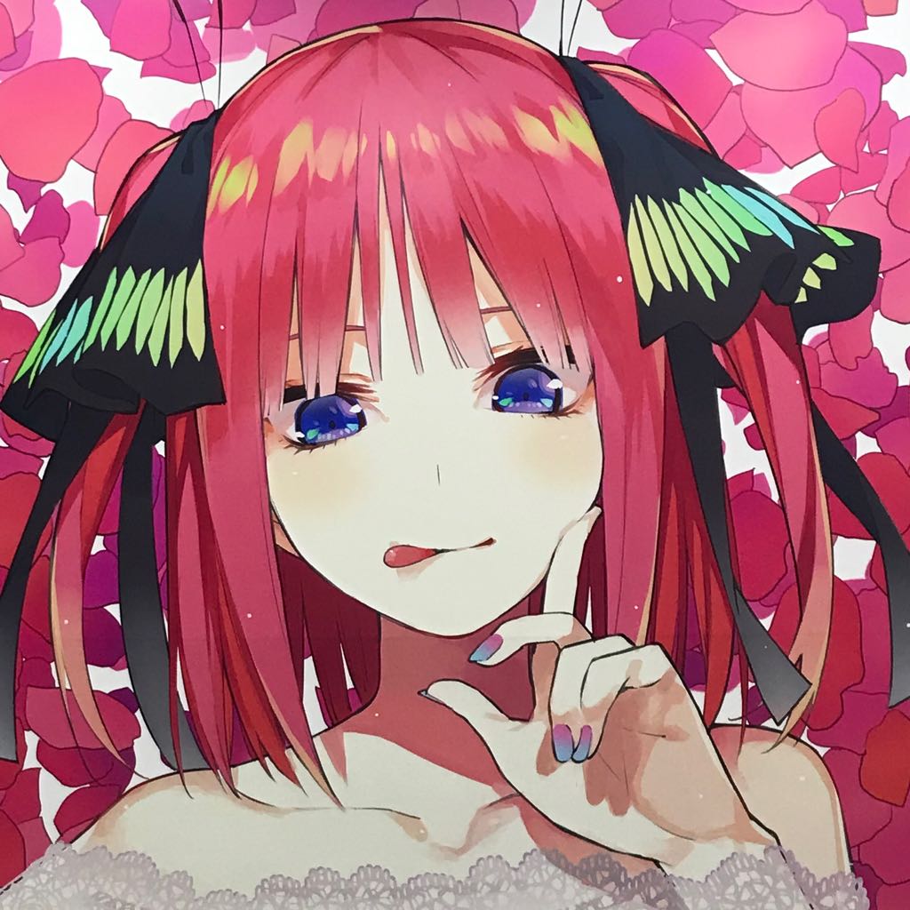 五等分の花嫁×TheキャラSHOP ブラインド缶バッジ モノクロ 二乃