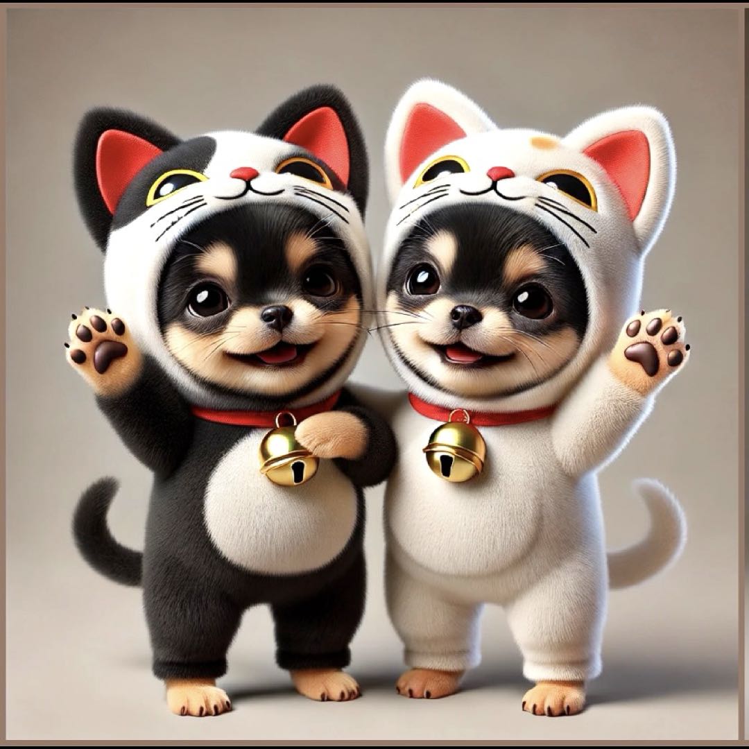 A677♡新柄♡向日葵パンダコスチュームヨーキー 犬パネル生地 - メルカリ 