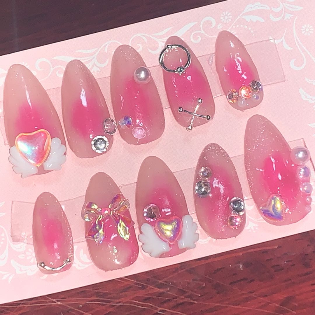 500円〜】ネイルチップオーダー♡夏休み♡お祭り♡【受付中】