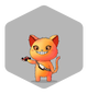 黒猫どっと.