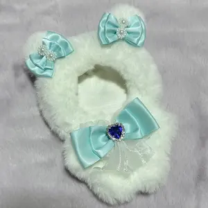 ぬい服 着ぐるみ にじぱぺっと 10cm 11cm おすわりうさぎ 白
