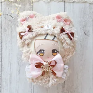 ぬい服：あじさい模様の浴衣(10cm・12cm・ちびぐるみ・にじぱぺ・ちみけも) あじさい浴衣.ちびぐるみ.10cmぬい.ぬい服 - メルカリ