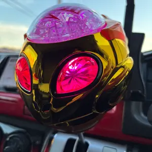 シフトノブ 牙狼 剣 ハイエース プリウス アルファード 水中花 LED 
