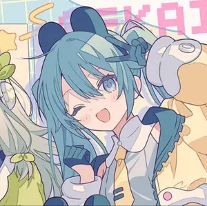 プロセカ 5B グリッター缶バッジ 初音ミク 黒百合 - メルカリ