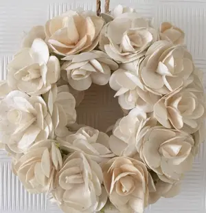 新品タグ付 かぐれ ヘリンボンウールショートコート ベージュ 今季完売