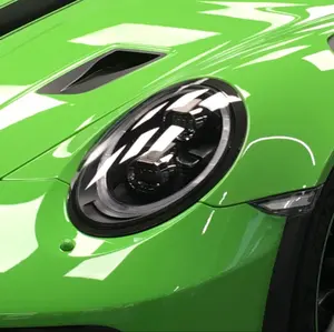 未使用 ポルシェ 純正レザーキーケース ボルドーレッド Porsche992