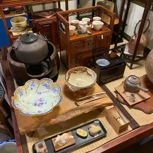 江戸期 逸品 唐木 青海波 雨龍 詩歌在銘 茶刀 茶席刀 茶室刀