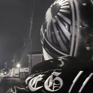 半キャップ ヘルメット大和魂 旭日旗風 - メルカリ