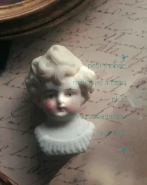 フランスアンティークボタン台紙 ミニチュア ラベル 紙モノ ジャンク