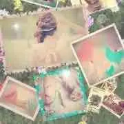 R.♥️小鳥ちゃん❤ゆらゆらハウス❤️ミックスカラー系❤️インコ 文鳥 他 小鳥ちゃん❤ゆらゆらハーフハウス❤ミントブルーミックス系❤️インコ