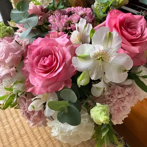 値下げ〉きものやまと 紺色 花柄 訪問着 着物＋帯＋長襦袢3点セット