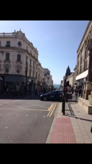 美品 Crockett&Jones プレーントゥ スウェード ダークネイビー