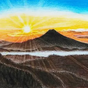 絵画色鉛筆風景画『沖縄の海』原画 絵画色鉛筆風景画『沖縄の海』原画 - メルカリ