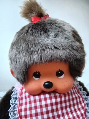 最終価格❢初代モンチッチ❣❣黒字セキグチ ブルーアイの可愛い子