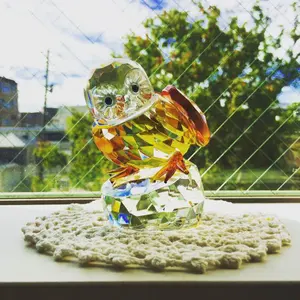 美品・保管袋付き】バカラ／てんとう虫 クリスタル ペーパーウェイト